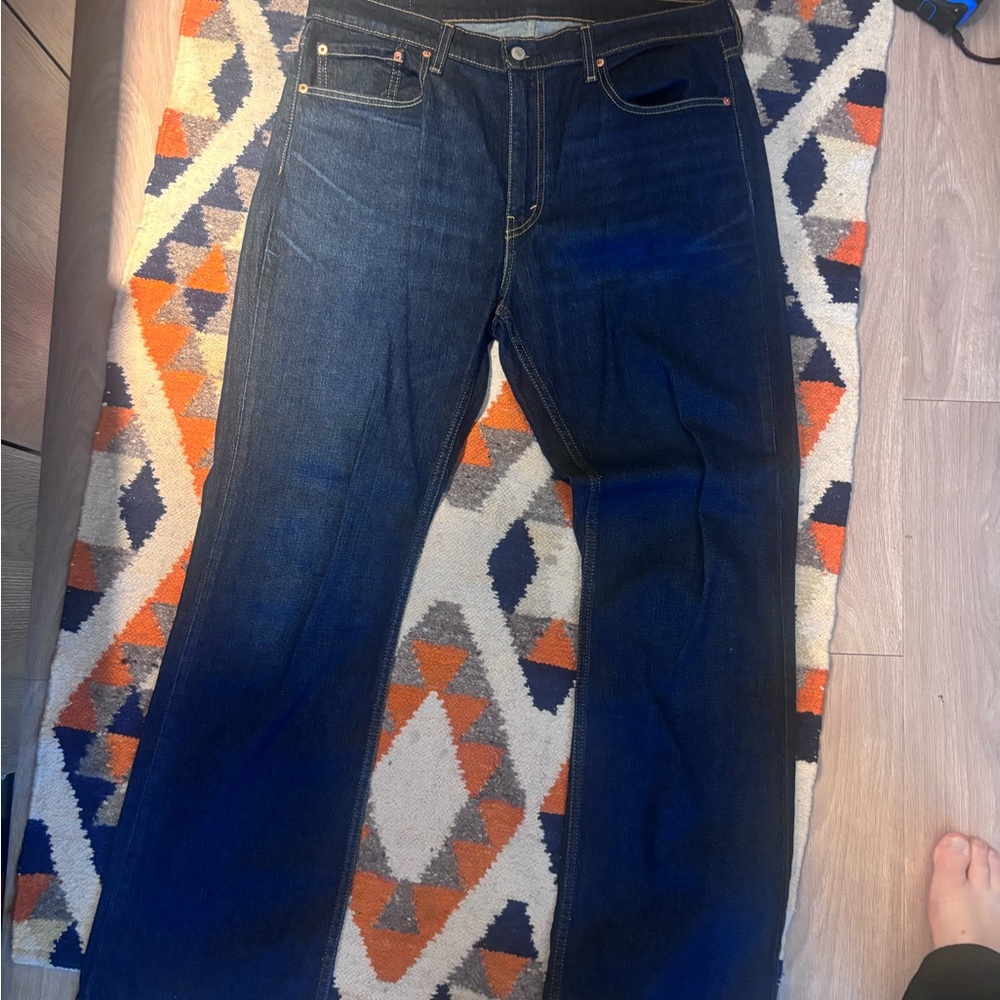 Levi's Dark Indigo Straight Jeans 527